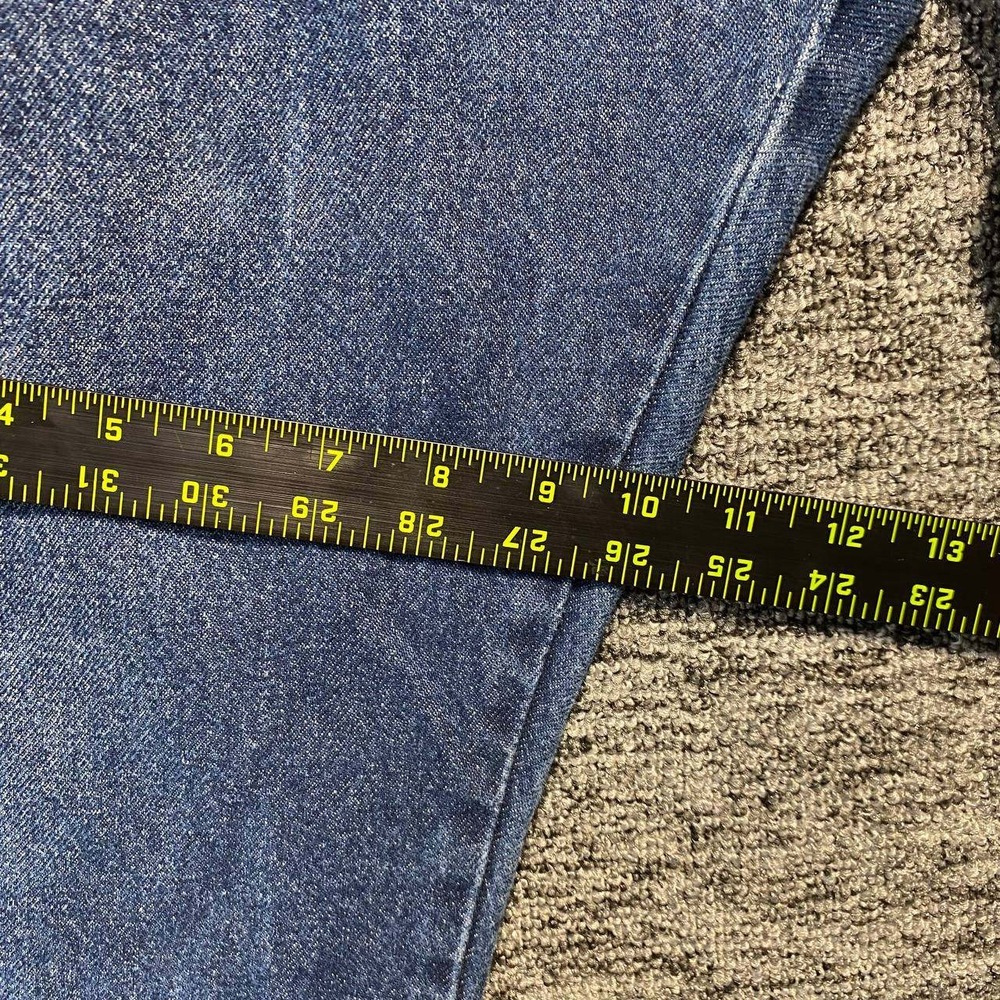 Levis 517 Bootcut Jeans Mens 36x30 Blue Medium Dark Wash Denim Rugged Workwear - Picture 13 of 15